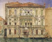 John wharlton bunney Palazzo Manzoni,on the Gradn Canal,Venice (mk46) oil painting
